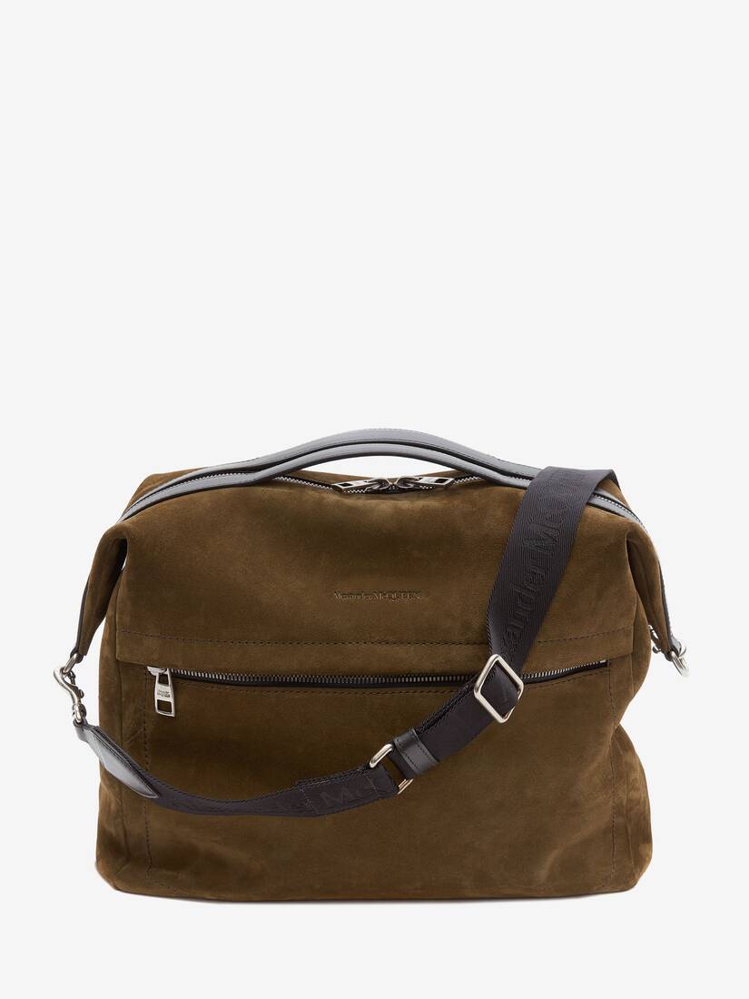 Holdalls Alexander McQueen Messenger Hombre - Kaki - Mexico 740-ZIWLAB